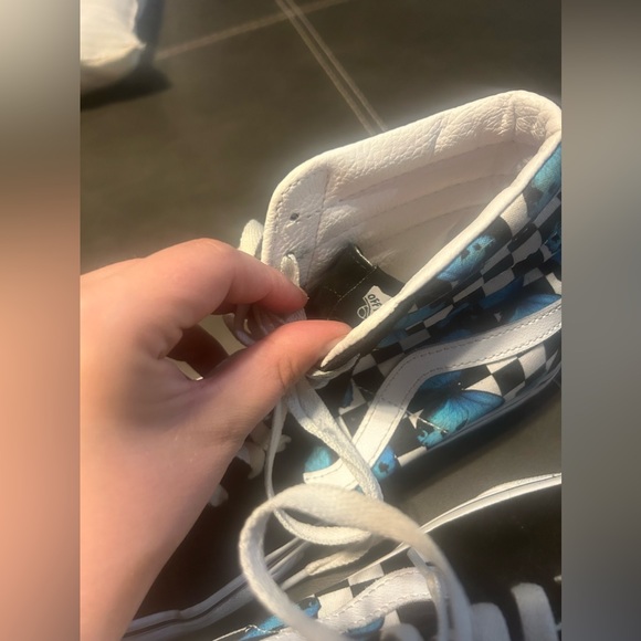 Vans Butterfly Checkerboard Sk8-Hi Womens Shoes size womens 8 - Picture 7 of 10